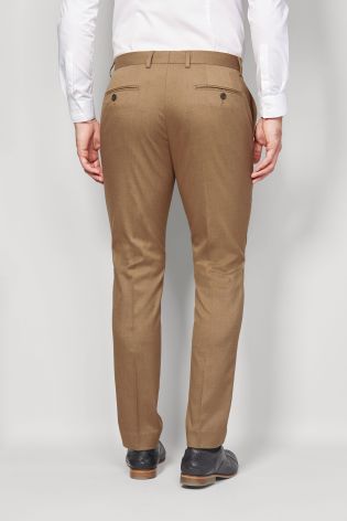 Tan Marl Suit: Trousers
